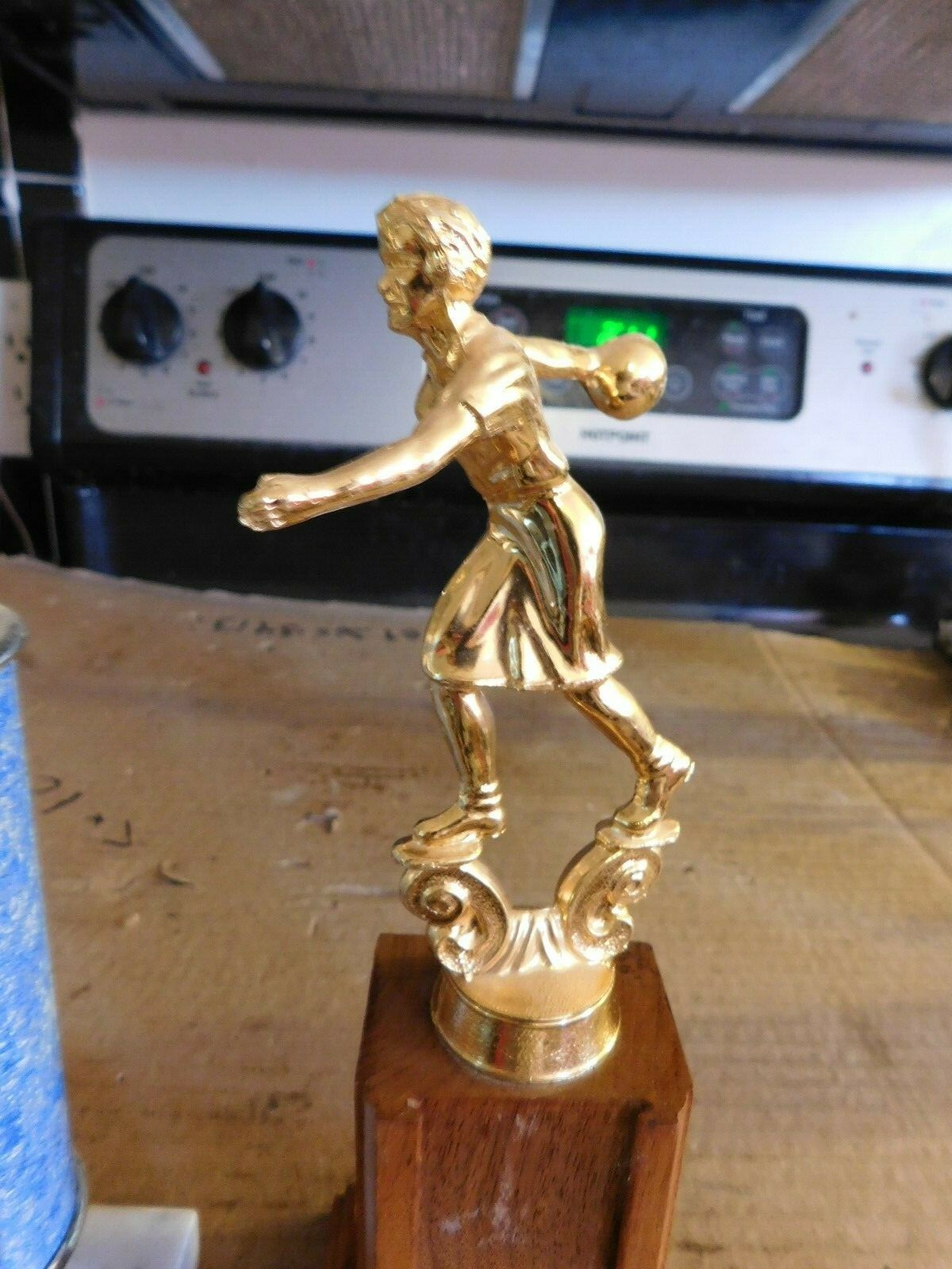 PAIR OF VINTAGE BOWLING TROPHIES  GROUP #8