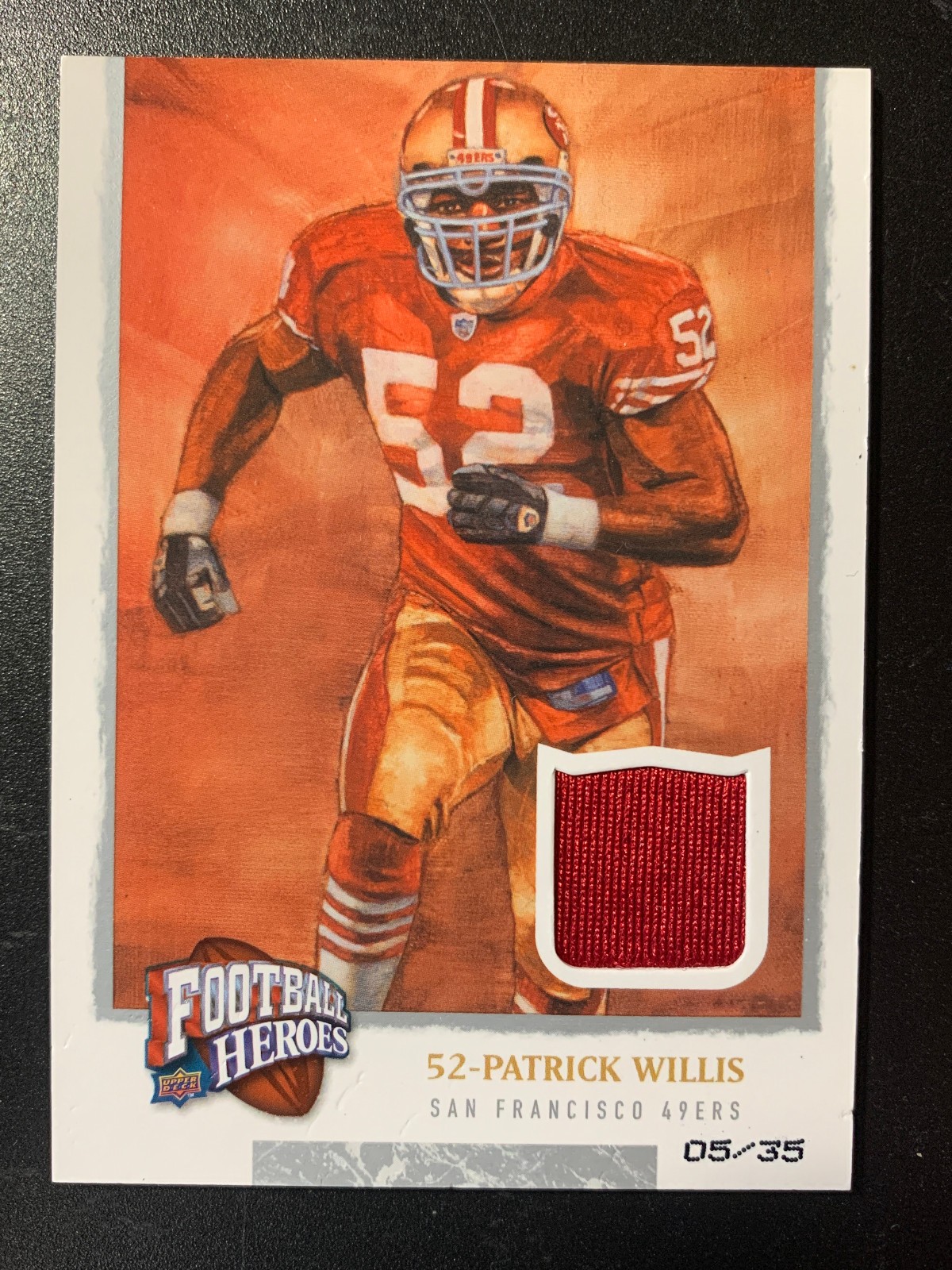 2008 Upper Deck Football Heroes #73 Patrick Willis 5/35 Jersey