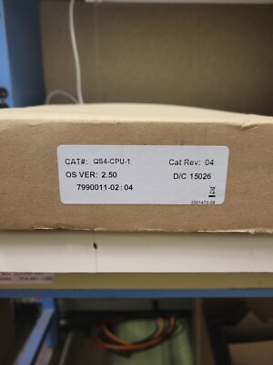 Edwards QS4-CPU-1 Quick Start remote annunciator Fire control CPU board