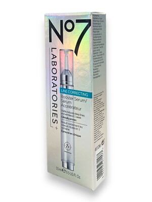 No7 Laboratories Line Correcting Booster Serum (15ml / 0.5fl.oz) New Boxed