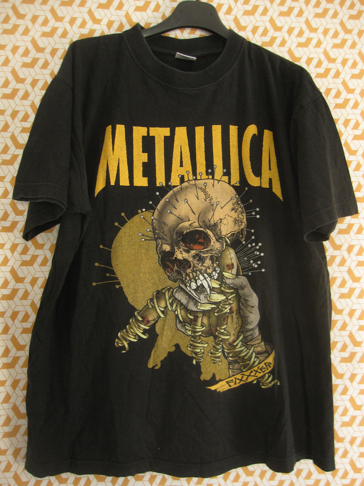 LLICA TULTEX PUSHEAD FIXXXER Tシャツ LLICA TULTEX PUSHEAD FIXXXER Tシャツ vintage 90's Metallica