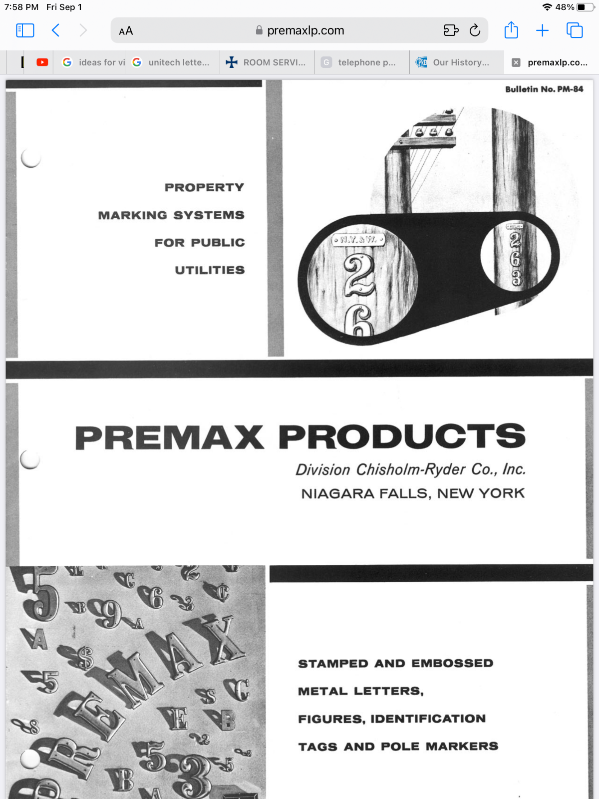 Vintage Aluminum Metal Letter Number 3 Inch Steam Punk Graphic Industrial CHOICE