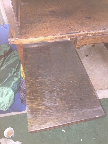 ANTIQUE Late 1800 EarLy 1900’s Tiger Oak Roll top DESK, Rolls Smoothly, Nice!!??