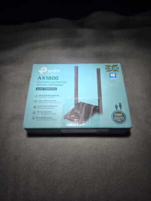 TP-Link AX1800 WiFi 6 USB Adapter for Desktop PC Archer TX20U Plus Refurbished
