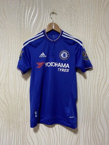 15's adidas × CHELSEA Home S/S Game SH Chelsea FC Home Football Soccer Jersey Adidas Youth Sz XL