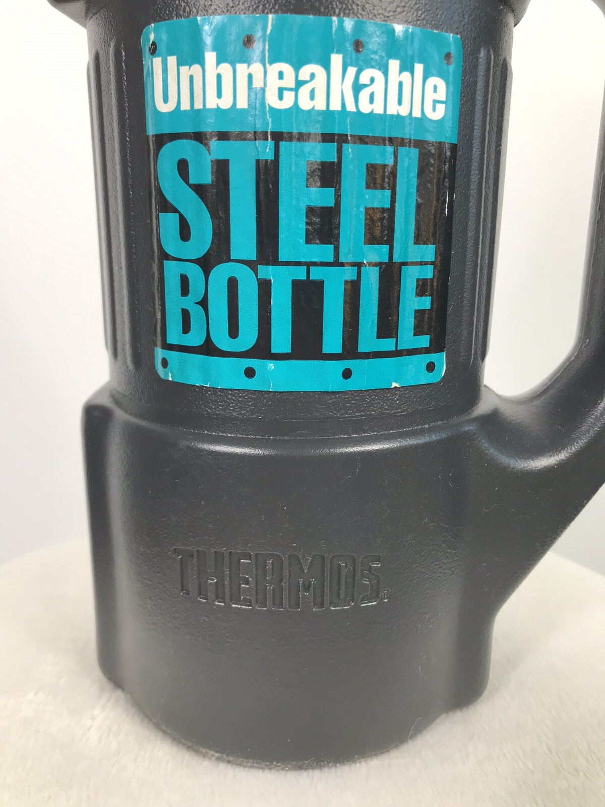 Thermos Unbreakable Steel Bottle Vacuum Container #650 Camping Vintage