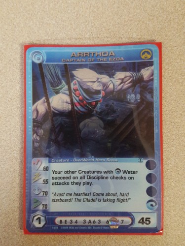 Chaotic Foil Rare Arrthoa: Captain of the Ezoa