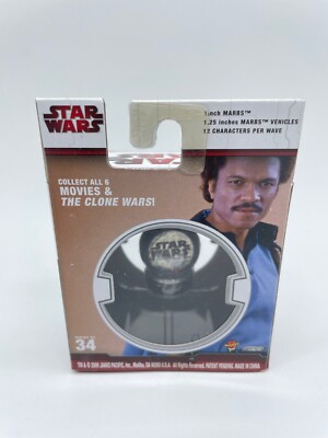 Star Wars Marbs Series 3 #34 Lando Calrissian Marble and Base Jakks Pacific 2009
