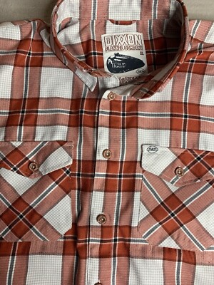 Dixxon Flannel Co. Form and Function Button Down Plaid Shirt Men's Size XL