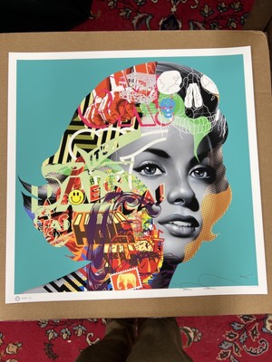 Tristan Eaton Gemma - G.E.M.M.A - Signed 1/1 Physical Print UNIQUE banksy fairey