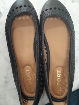Womens Report Flats New Without Tags Size 7 1/2 Black Very Nice