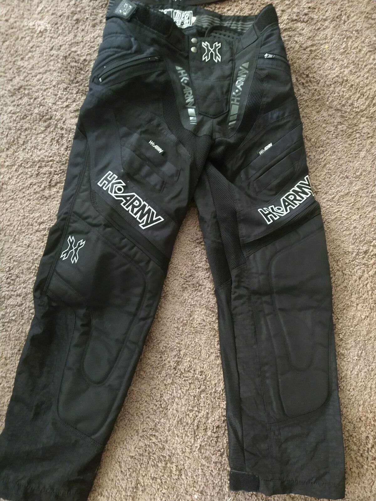 HK ARMY Black / White Paintball Pants 