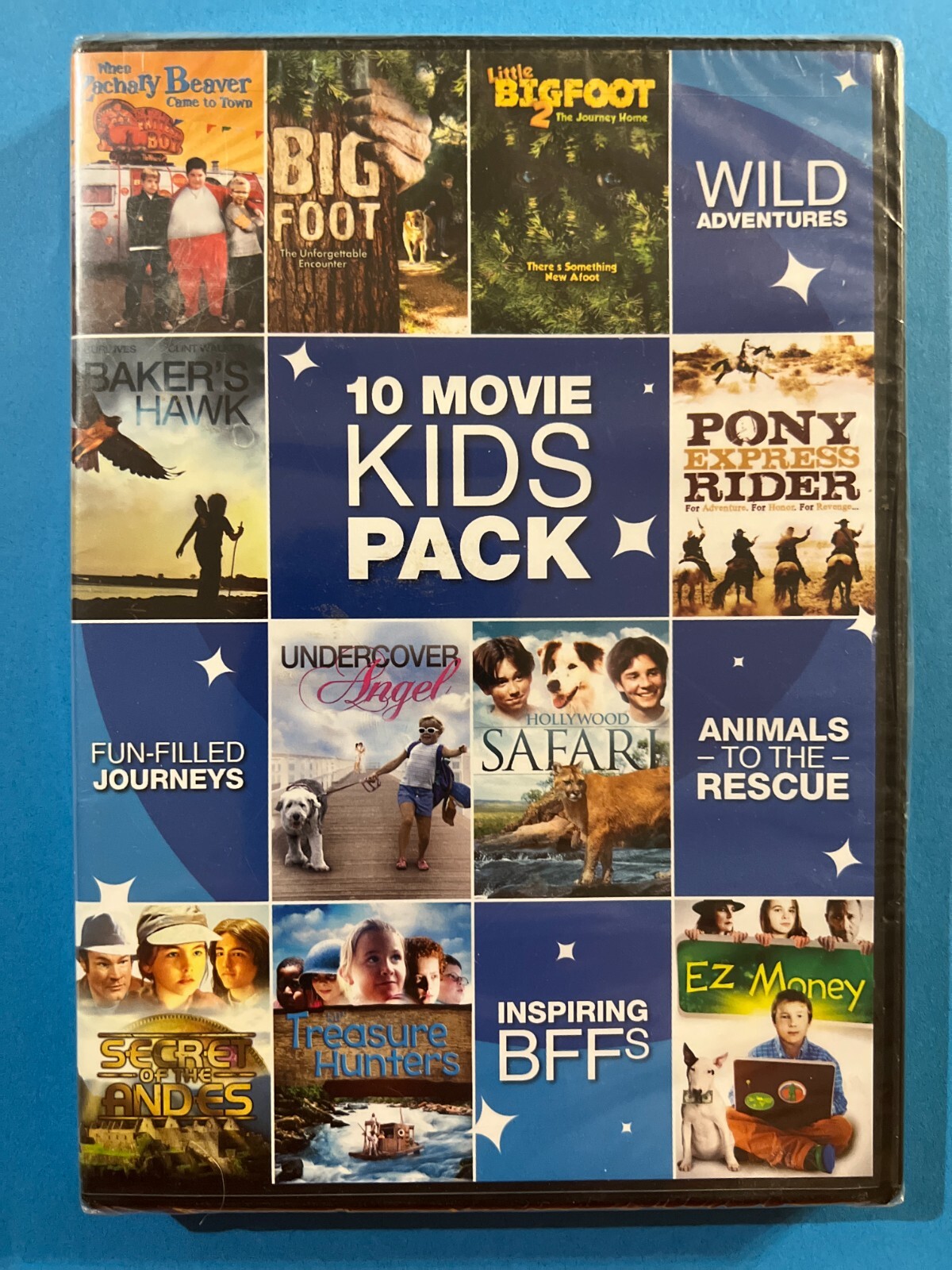 10 Movies Kid Pack (New Sealed 2 DVD Disc Set) + With Free shipping 10 Movies Kid Pack (New Sealed 2 DVD Disc Set) + With Free shipping