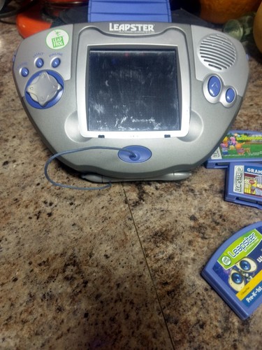 Leapster with 6 games/cartridges
