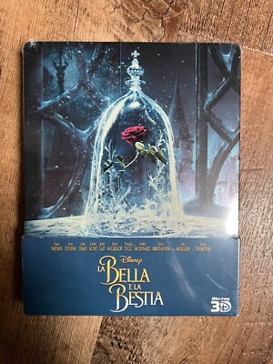 Beauty and the Beast [Live Action] w. Steelbook (3D + 2D Blu-ray, Region Free)