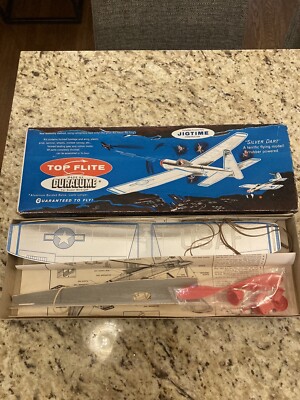 VTG Top Flite Silver Dart  Duralume Rubber Powered Airplane 16'' Model Jigtime