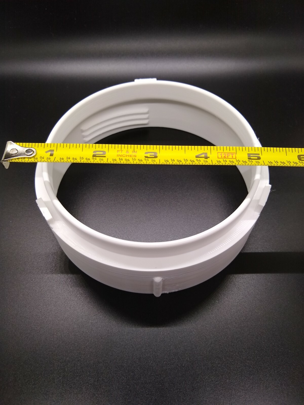 Soleus Air portable air conditioner AC 5" hose adapter (P-LX140-35) Reproduction