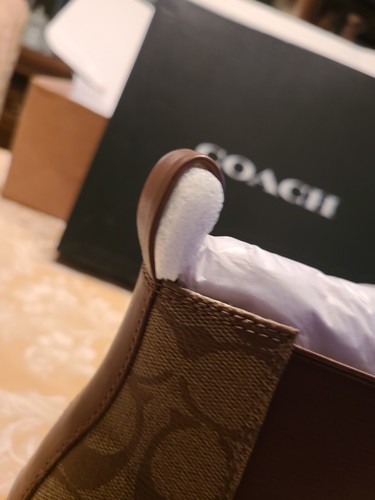 Pre-owned Coach Men Limited Edition Shoes Boots 11 D Brown Logo