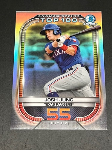 2021 Bowman #BTP-55 Josh Jung Bowman Scouts Top 100 | eBay