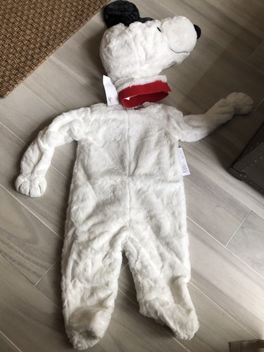 Pottery Barn Snoopy Peanuts Costume Christmas Brand New Dress Up Play Toy 3T