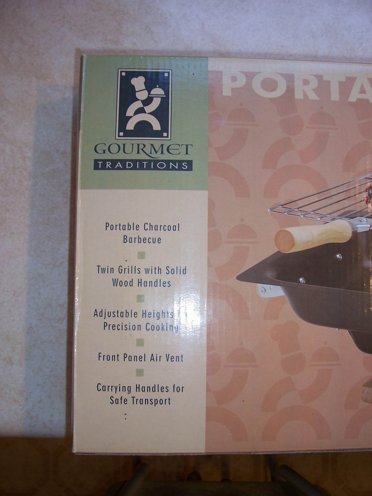 Portable Barbecue Grill Gourmet Traditions  New Tailgating