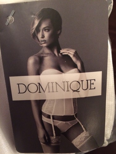 44DD David's Bridal Dominique 8950 Satin Torsolette Wedding Corset