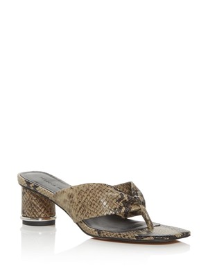 

REBECCA MINKOFF Женские босоножки-стринги на каблуке Sandrift бежевого цвета Abrianna, 9,5 м, Бежевый, RB-ABRIANNA