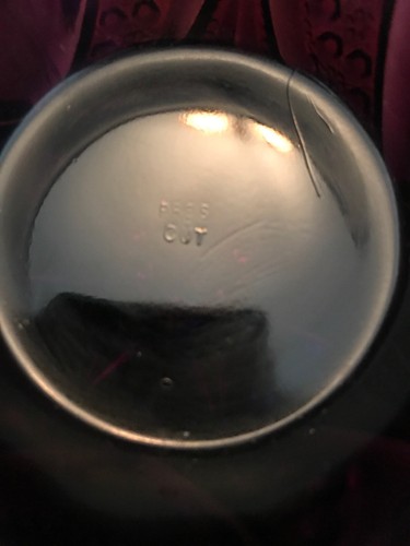 Antique Deep Press Cut Purple Bowl, Candy Dish, McKee Glass, Purple Glass, Rare