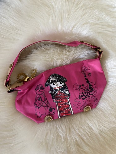 バッグ 00s MARC BY MARCJACOBS Y2K shoulder bag VTG Marc By Marc Jacobs Miss Marc Pink Nylon Mini Y2K