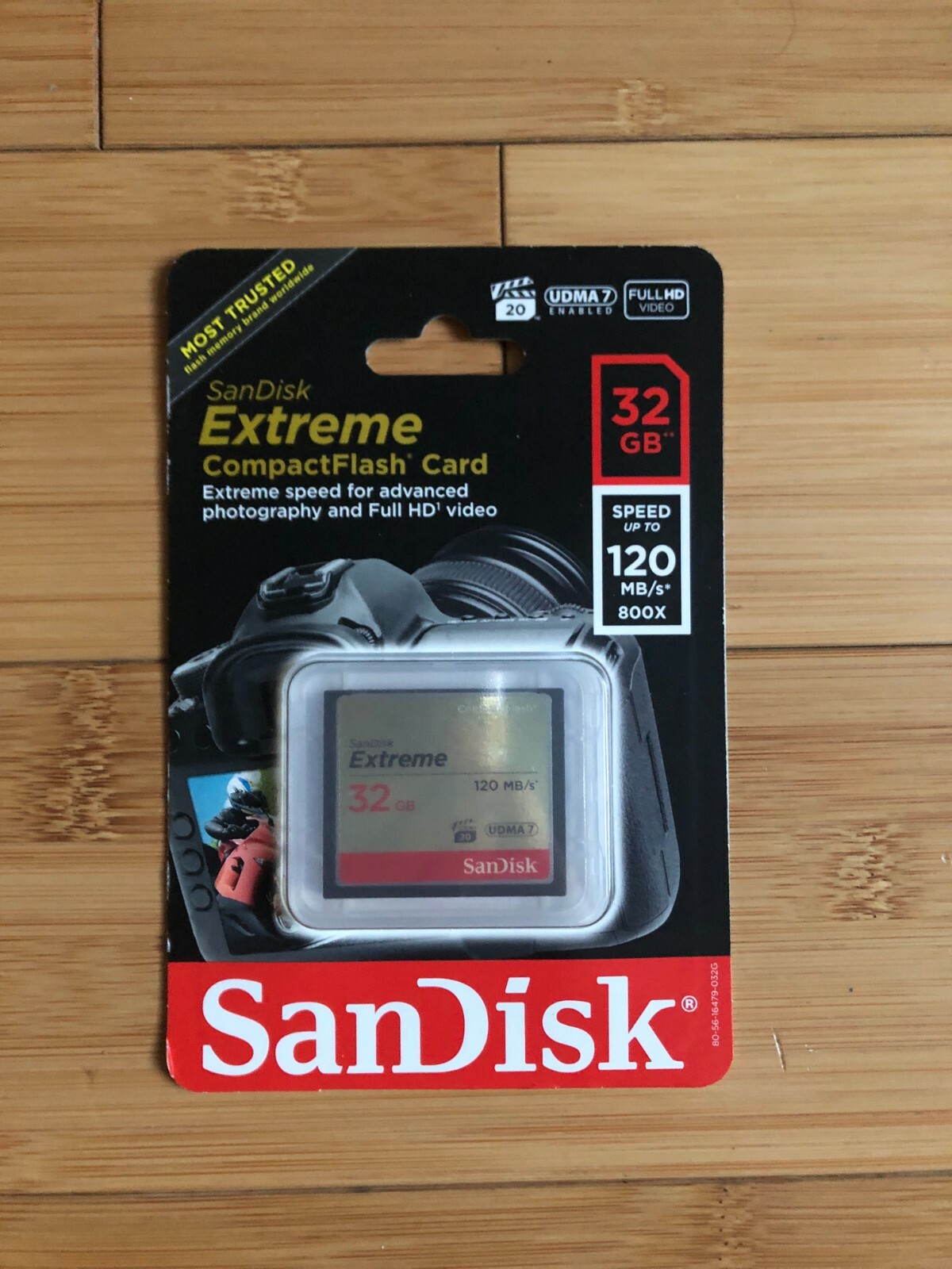 SanDisk 32GB Extreme CompactFlash Memory Card (120MB/s)