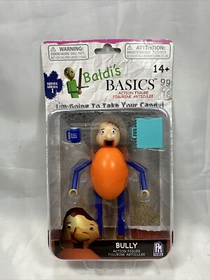 Baldi's Basics The Bully Action Figure New on Card 2018 PhatMojo Basically Games