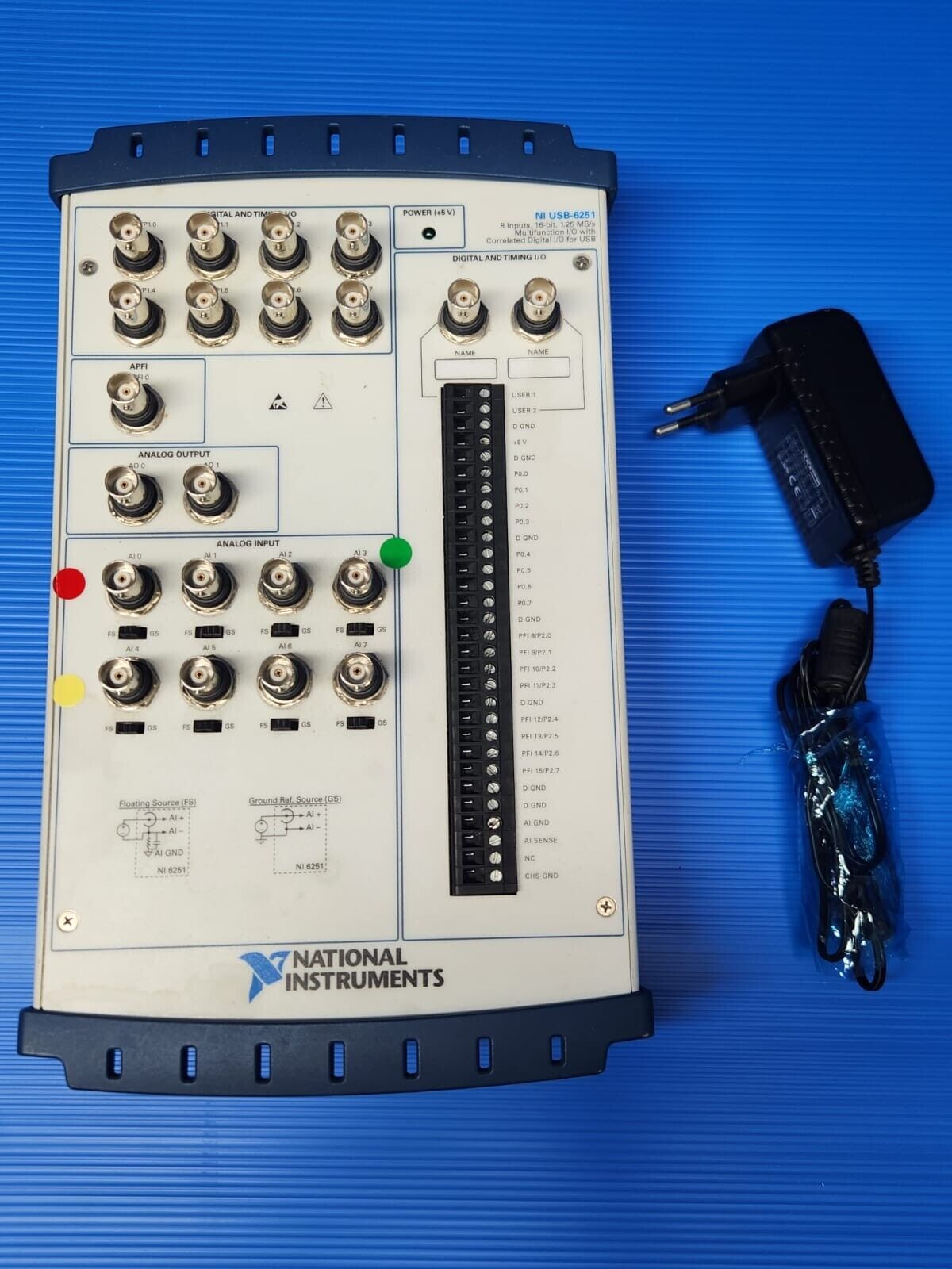National Instruments NI USB-6251 BNC 197980A-01L USB National Instruments NI USB-6251 BNC 197980A-01L USB