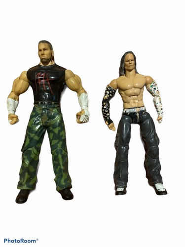 Vintage Hardy Boyz Action Figures WWE Matt Hardy TNA Jeff