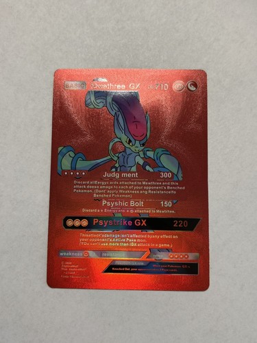 Mwethree GX Red Foil Fan Art Card Hp710 Judgement Mint/NM | eBay Mwethree GX Red Foil Fan Art Card Hp710 Judgement Mint/NM | eBay