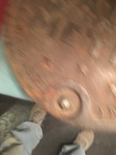 Vintage castiron ford water meter lid