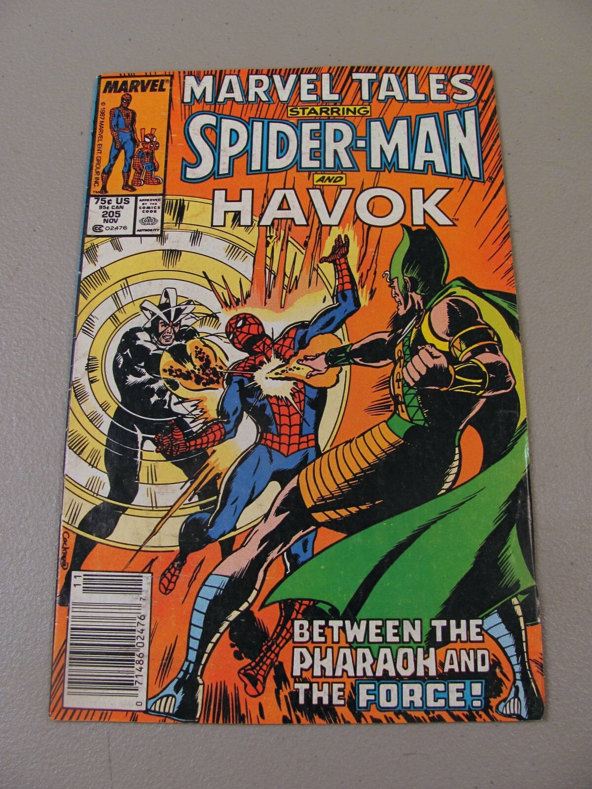 Marvel Tales #205 (1987) FN+ Marvel Comics Mark Jewelers Marvel Tales #205 (1987) FN+ Marvel Comics Mark Jewelers