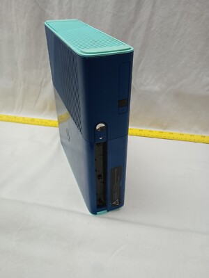 Microsoft Xbox 360 E Console Special Edition Model 1538 Blue Teal No HD Read Dis