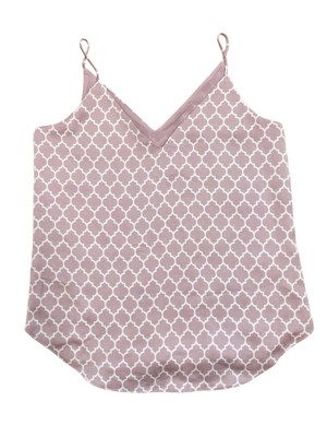 Express V Neck Mauve Printed Cami Size XXS
