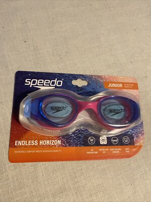 NEW Speedo Adult Endless Horizon Goggles - Hot Pink/Celeste Pink Blue White Swim