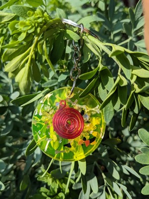 Orgonite Keychains! EMF 5g Raditation Protection Orgone Orgones Cute Keychain 