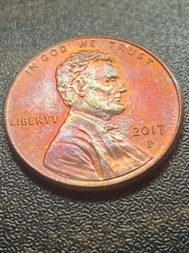 2017 P Lincoln Shield Cent Penny Actual Coin Radiant