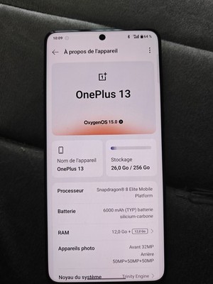 Oneplus 13 12go/256go noir / Comme Neuf !!!!