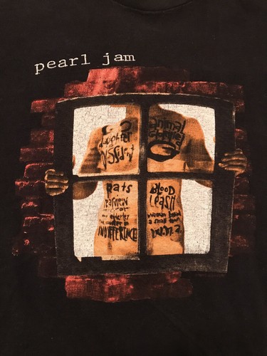 90s Pearl Jam Window Pain 1993 Vs Tour t-shirt Extra Large