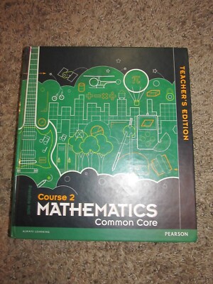 Pearson MATHEMATICS COURSE 2 Common Core Teacher's Edition 2012 VGUC MATH