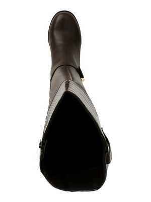 

Женские черные крокодиловые ремни KAREN SCOTT Vickyy Almond Riding Boot, Черный, 10010675600