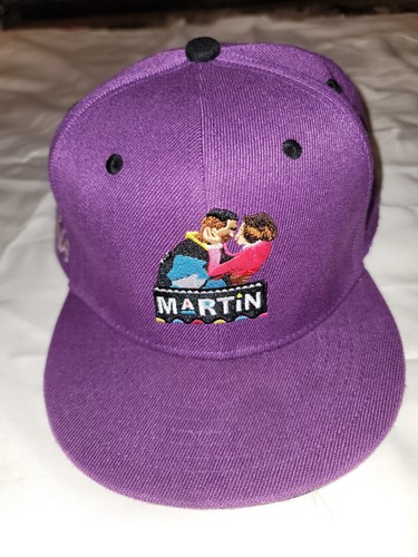 Martin Fitted Hat NEW Size 7-7/8 DAMN GINA Purple Headgear