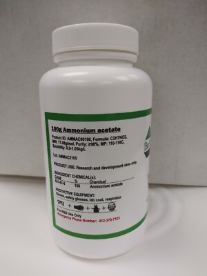 100g Ammonium acetate