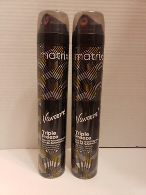 Matrix Vavoom Triple Freeze Extra Dry High Hold Hairspray 2pk- Both 9oz