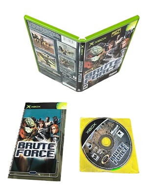 Microsoft Xbox CIB COMPLETE TESTED Brute Force 2003 BL