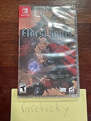 Eldest Souls (Nintendo Switch) NEW SEALED Y-FOLD MINT, RARE US LIMITED RUN GAMES